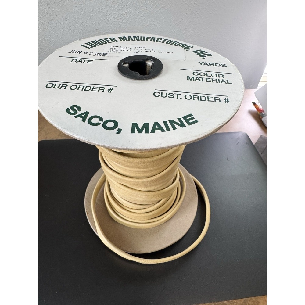 Leather Cording Palomino 1/2 Full Fold